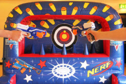 Nerf shooting gallery, Anglesey Nerf
